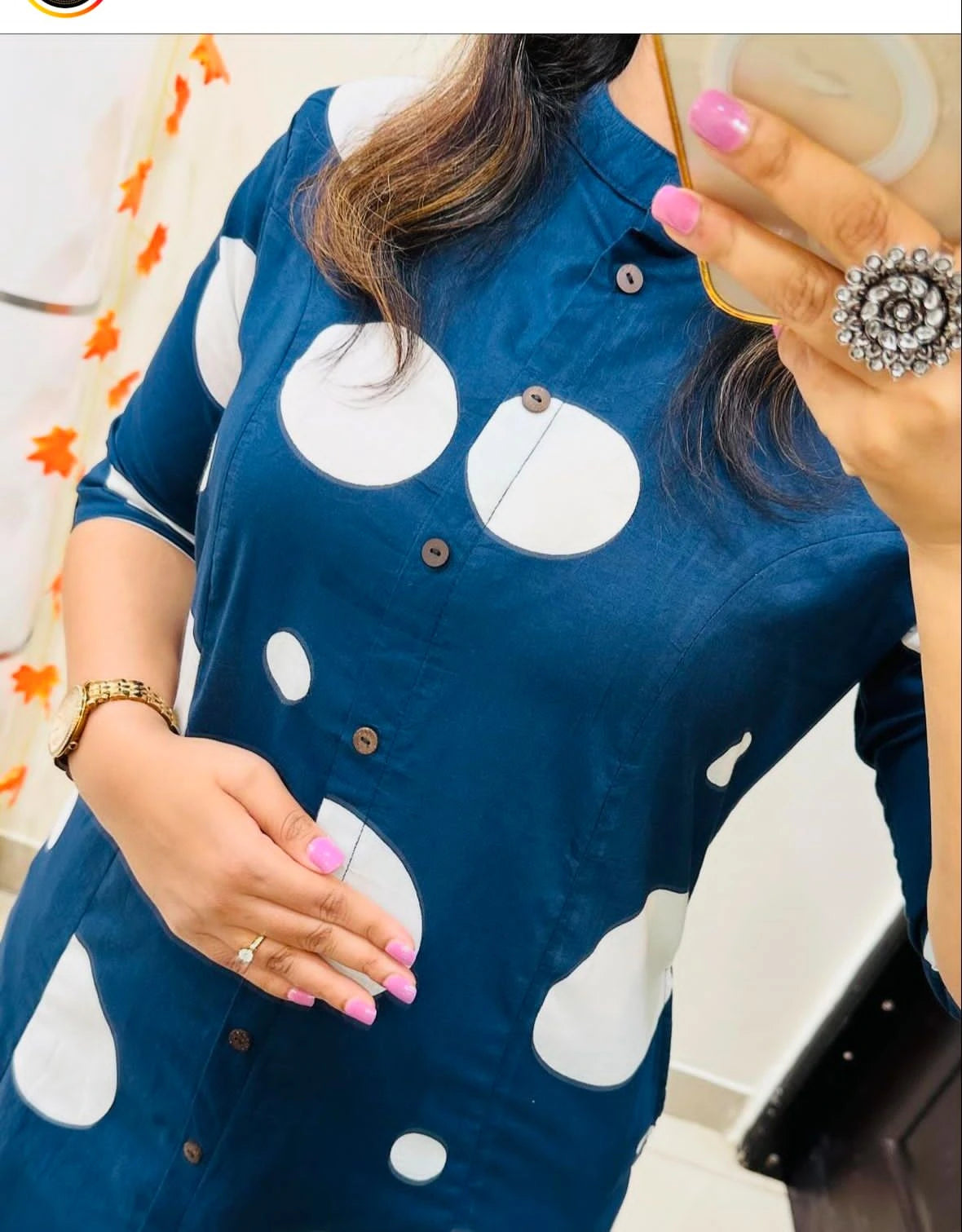 SUMMER SPECIAL BLUE COTTON CO-ORD SET
