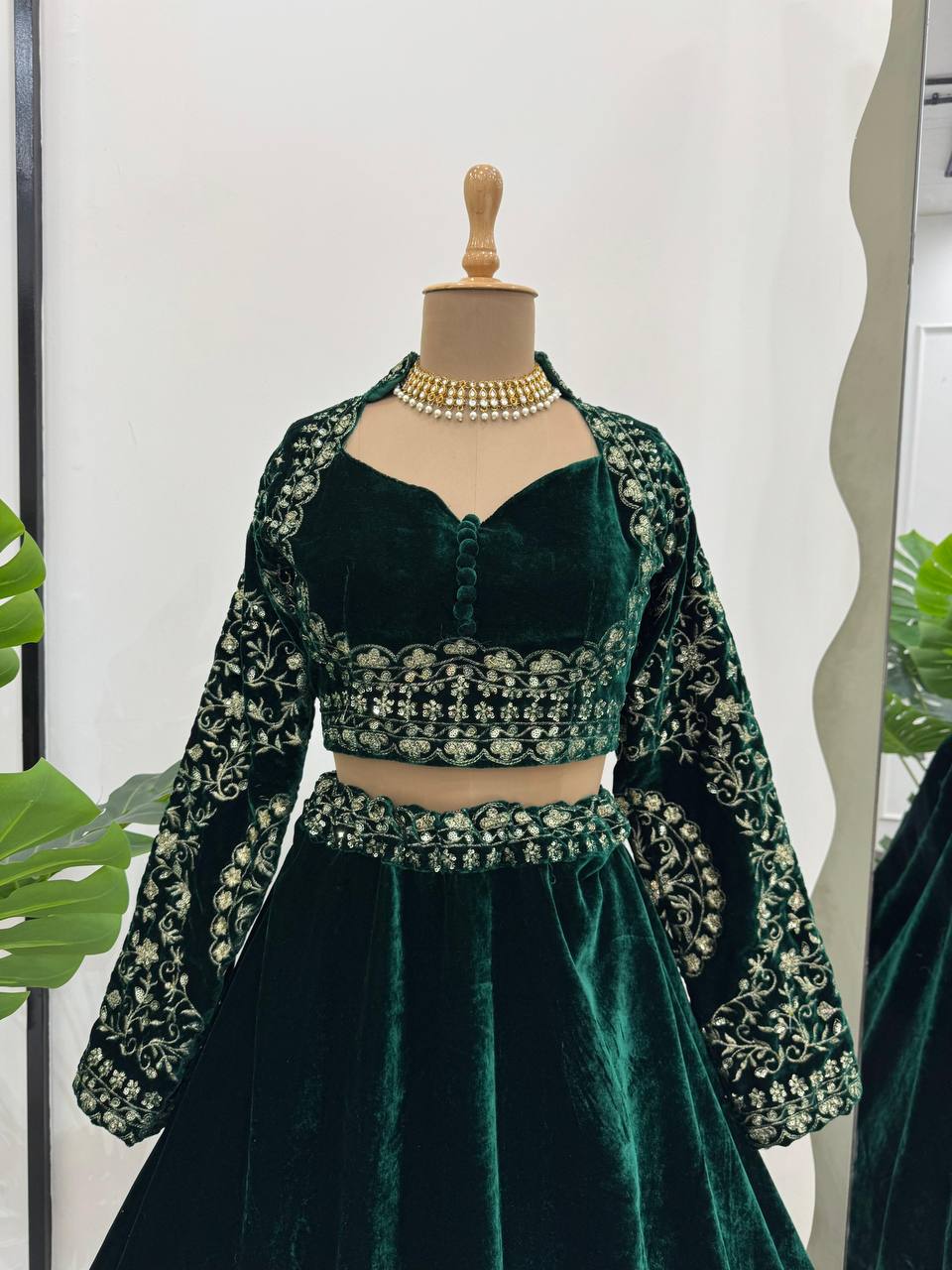 Buy Velvet Lehenga Choli online in India