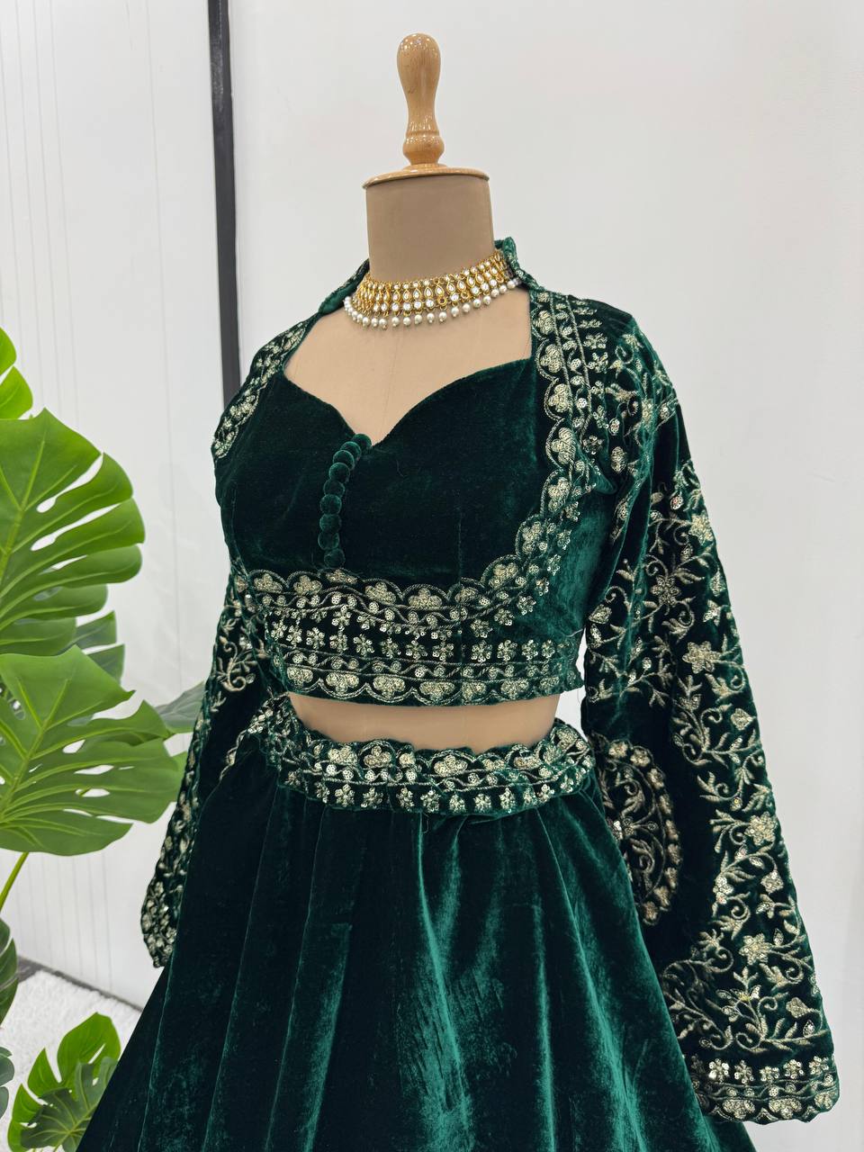Buy Velvet Lehenga Choli online in India