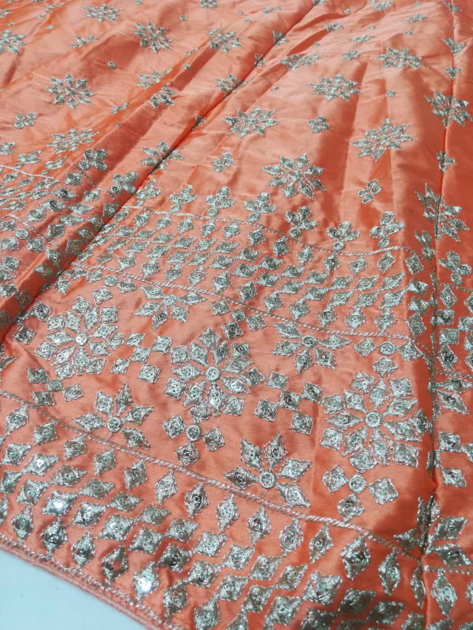Elegant Devsena Silk Lehenga Set with Zari Embroidery
