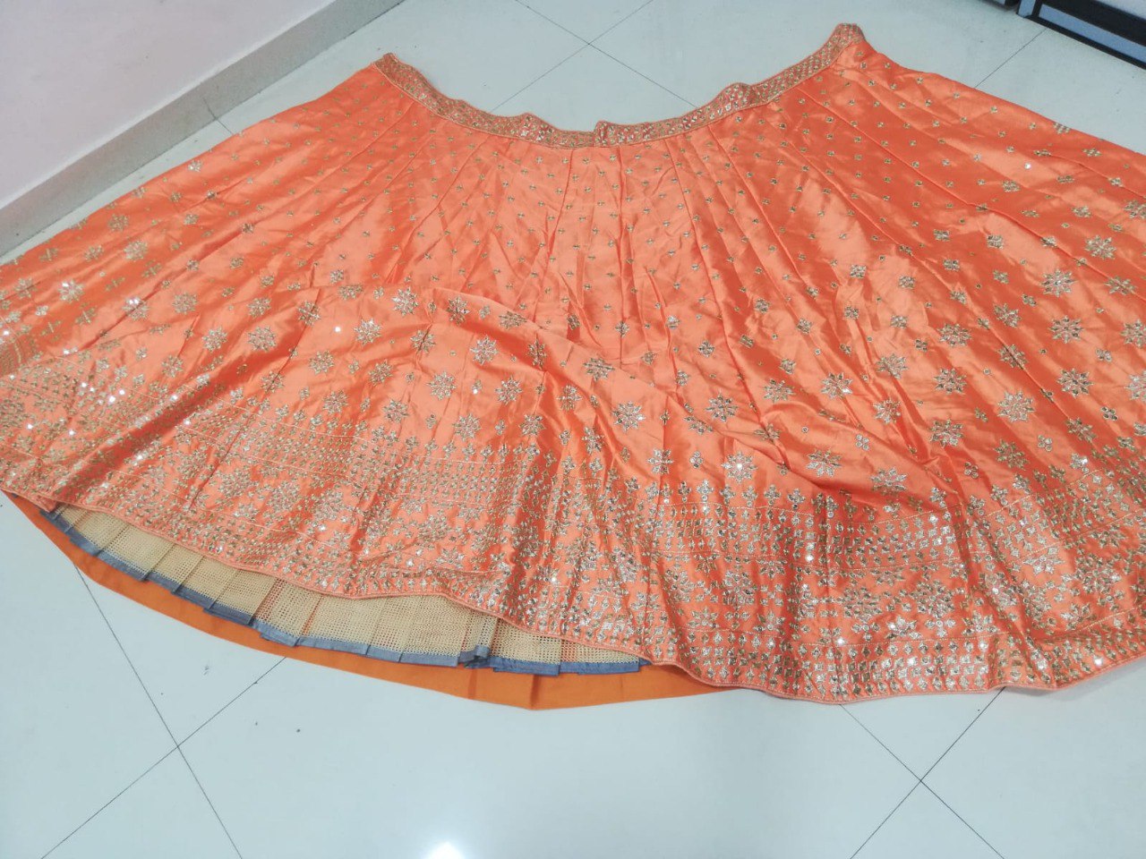 Elegant Devsena Silk Lehenga Set with Zari Embroidery
