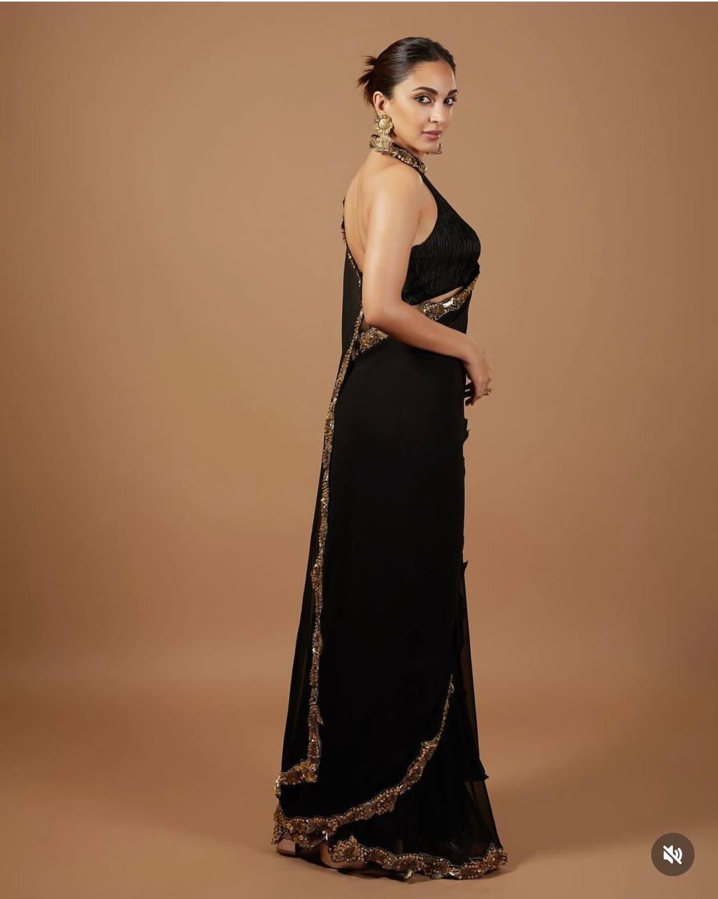 Kiara Advani Bollywood Style Partywear Saree
