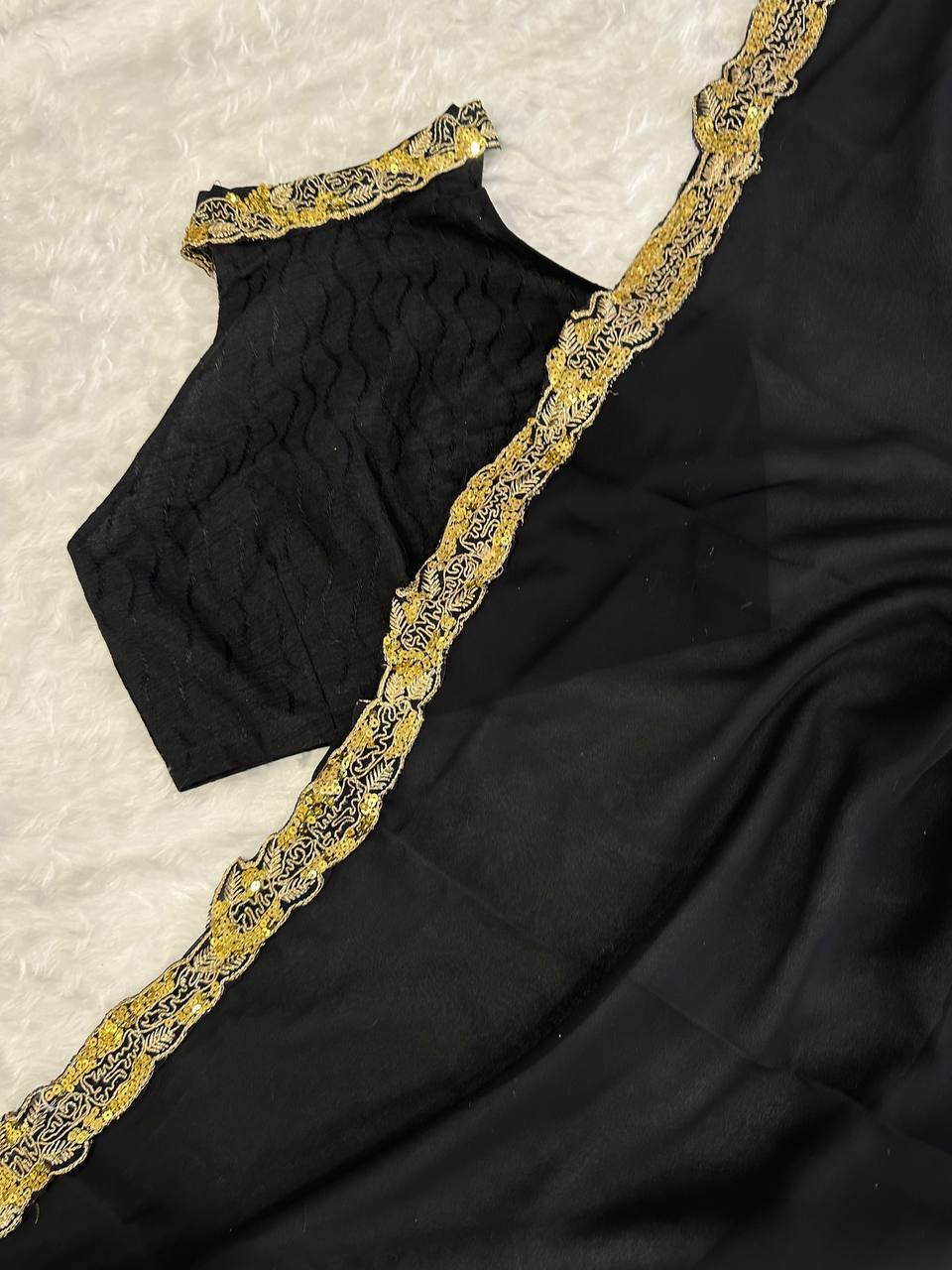 Kiara Advani Bollywood Style Partywear Saree