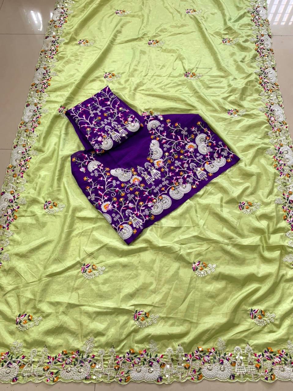Buy Dola Silk Saree Online in India
