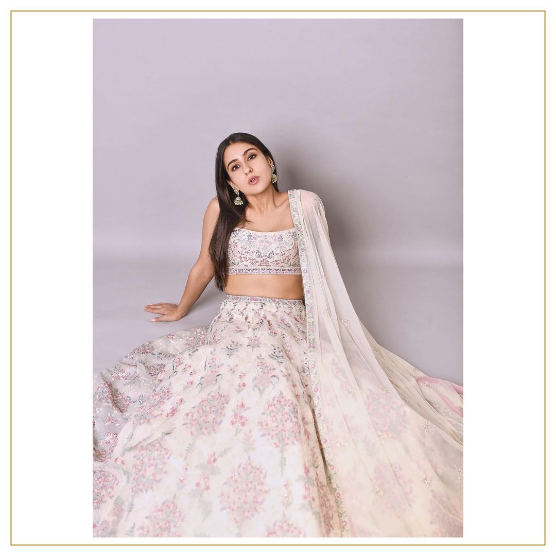 Buy Cream Color Lehenga online in India