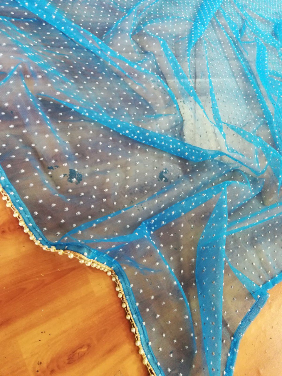 Faux Georgette Embroidered Lehenga Choli with Due Drop Work Dupatta