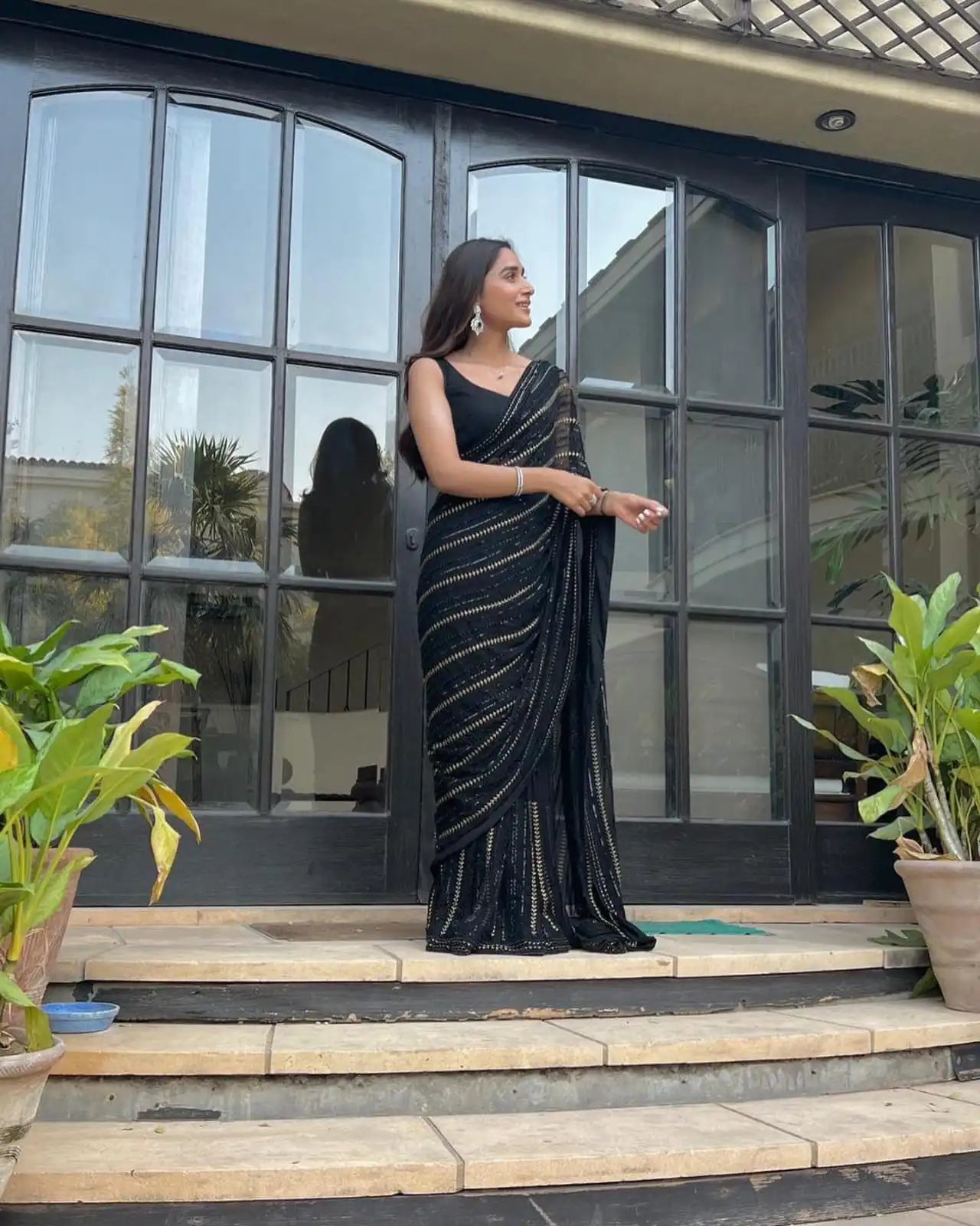 Buy Timeless Black Sarees for Women Online