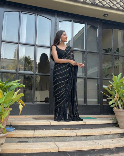 Buy Timeless Black Sarees for Women Online