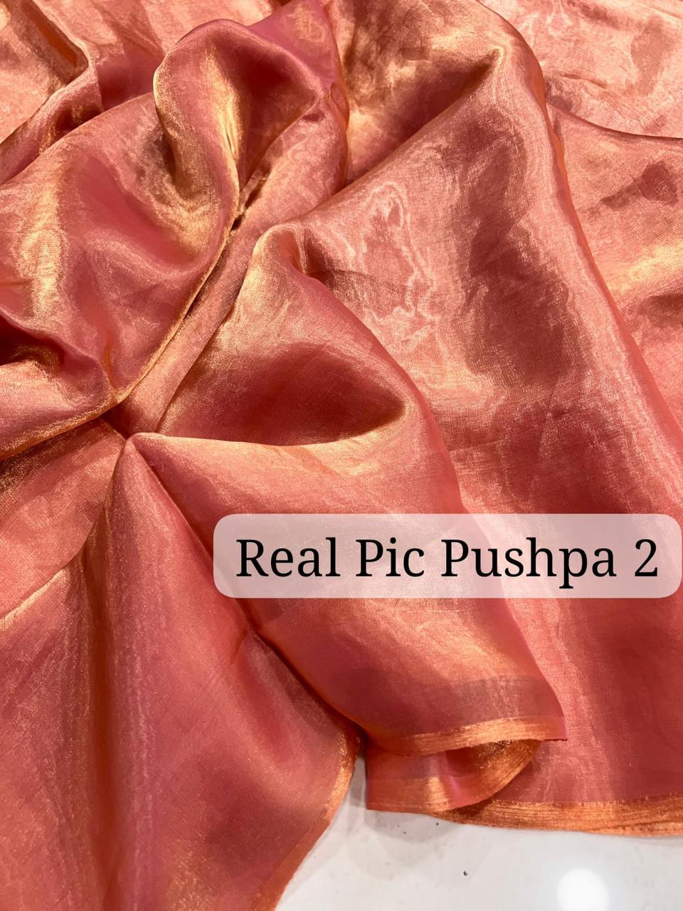 Rashmika Inspired Pushpa Saree