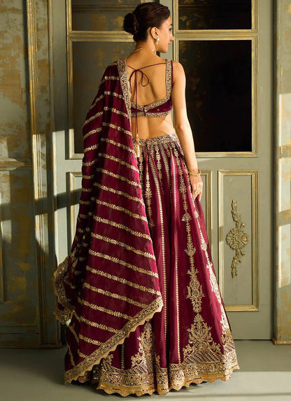 Maroon Kasturi Silk Designer Lehenga Choli with Traditional Indian Wedding Wear Bridal Ethnic Zari Sequins