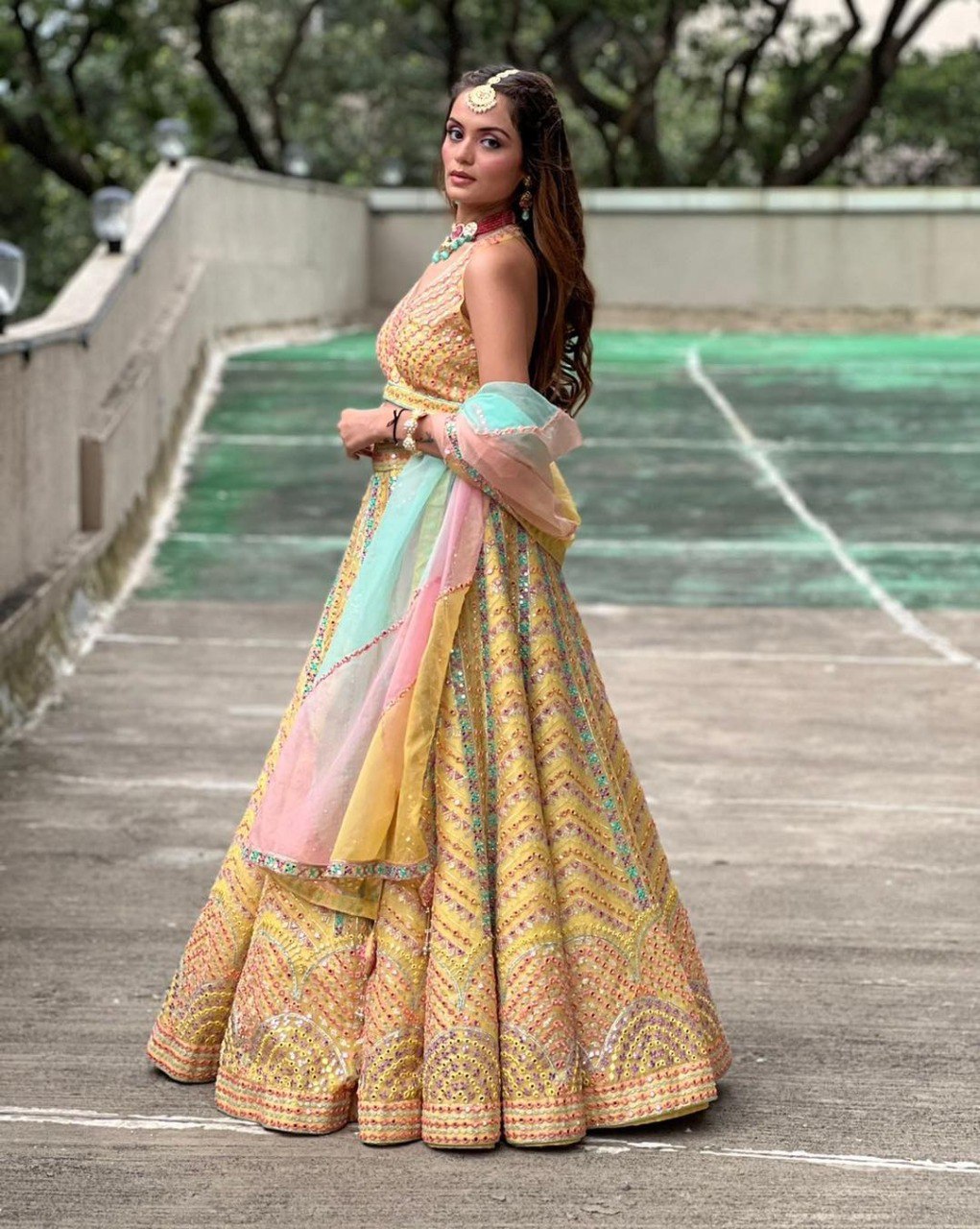Yellow Color Lehenga For Haldi Ceremony