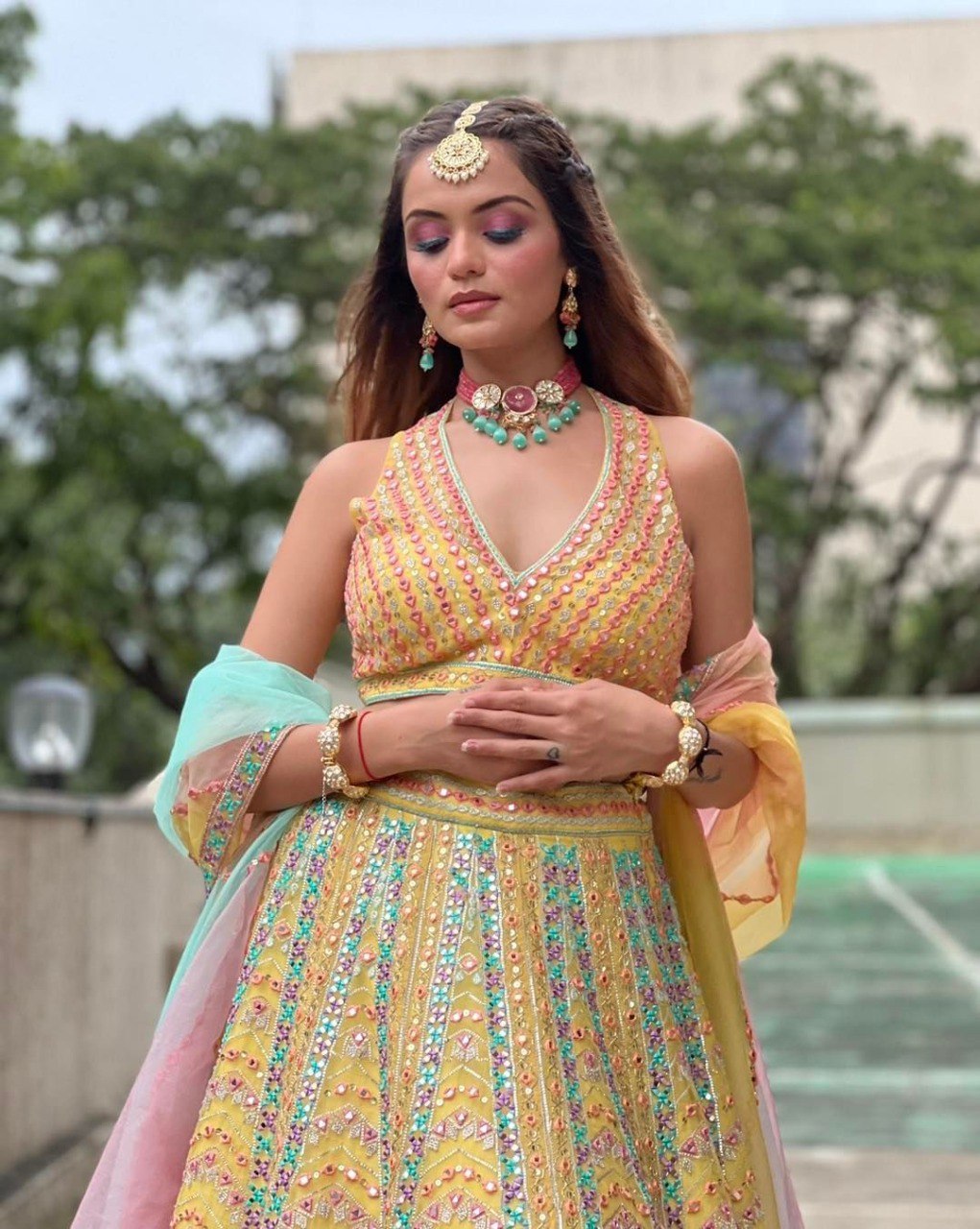Yellow Color Lehenga For Haldi Ceremony