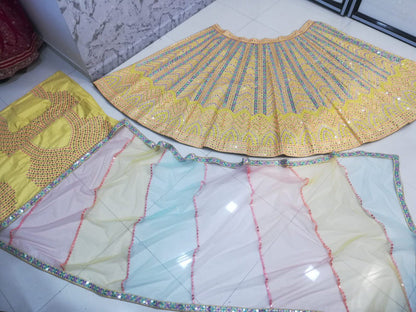 Yellow Color Lehenga For Haldi Ceremony