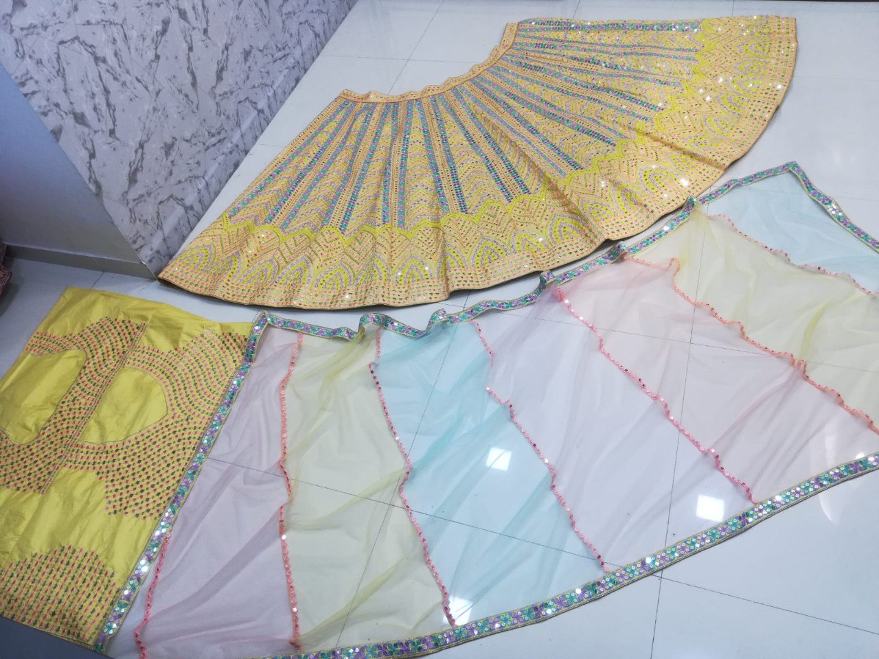 Yellow Color Lehenga For Haldi Ceremony