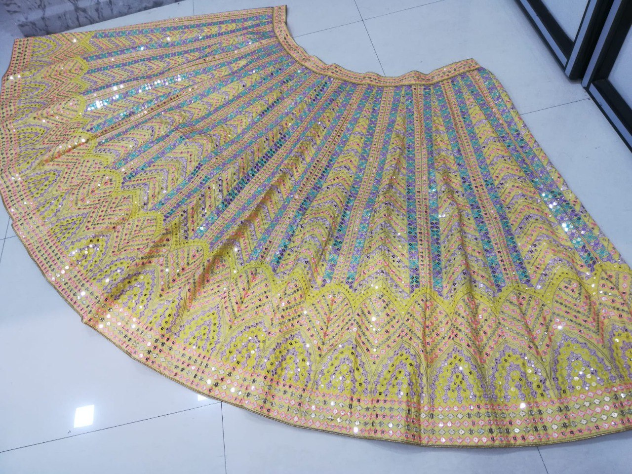 Yellow Color Lehenga For Haldi Ceremony