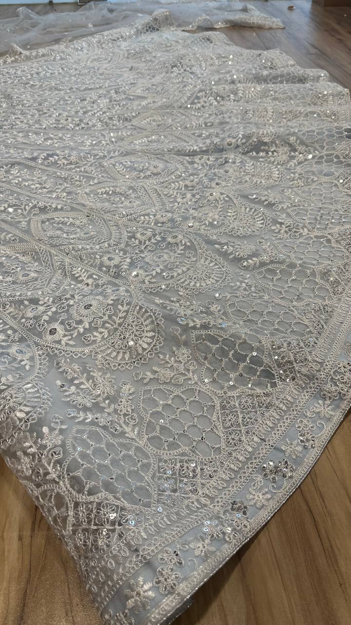 White Stylish  Lehenga Choli Designs Online