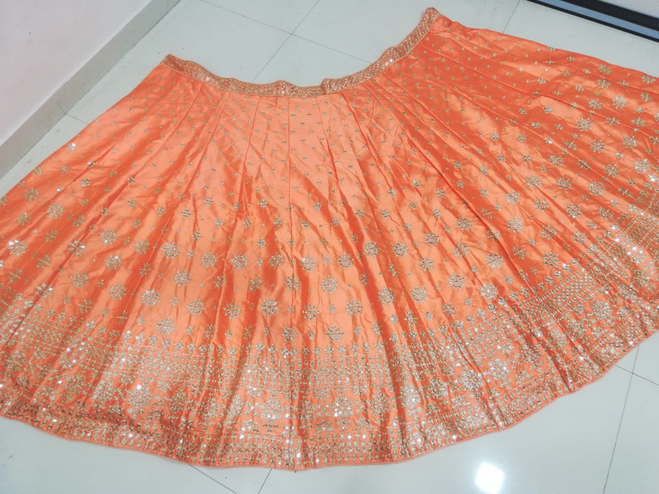 Elegant Devsena Silk Lehenga Set with Zari Embroidery