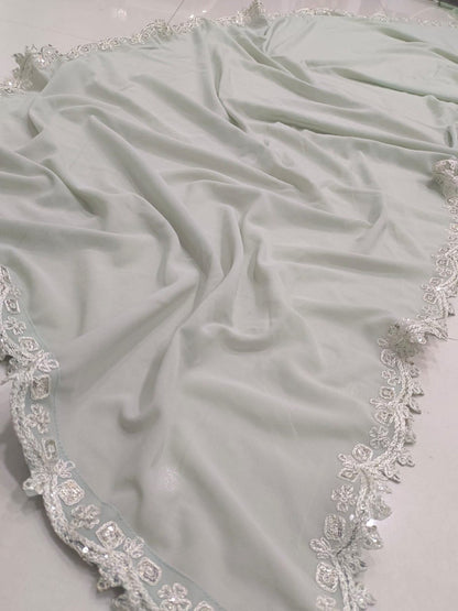 Buy Sea Green Color Lehengas Online