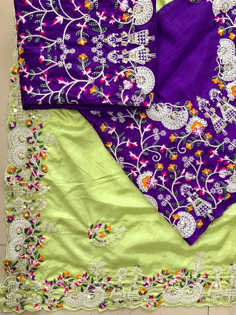 Buy Dola Silk Saree Online in India