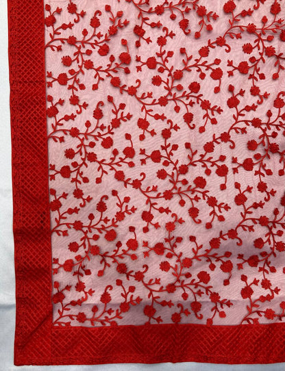 Buy Red Net Saree Online at Best Price in India
